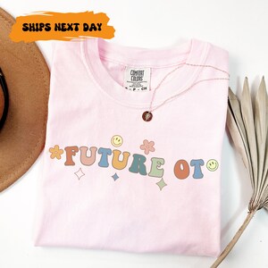 a pink shirt with the words future to it