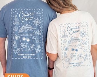Matching Cruise Crew Shirts, Custom Family Vacation T-Shirt, Personalized Cruise Squad Tee, Group Trip Tshirts, Cruise 2026 Apparel