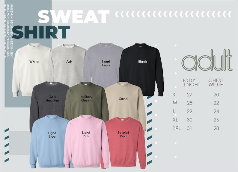 a group of sweatshirts with the words sweat shirt on them
