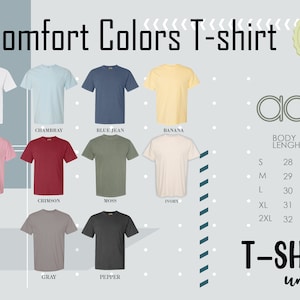 a t - shirt with different colors and sizes