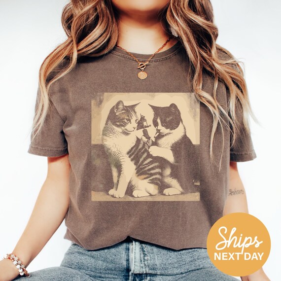 cat graphic t-shirt, cat meme shirt, funny cat tee, Retro Cat Tattoo Meme shirt, vintage cat tee, retro cat shirt, cat lover gifts, mom gift
