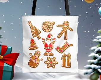 Lebkuchen Weihnachtsmann Tragetasche: Urlaub Cookie Carryall