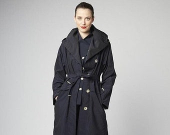 Veste de pluie Mistral Cumulus Rainwear - Imper à capuche pour femme,déperlant, pratique et astucieux, facile à emporter, élégant, classique