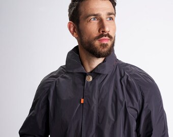 Raincoat for men - elegant and practical trench coat, light and easy to carry, Father's Day gift idea, water-repellent and water-repellent