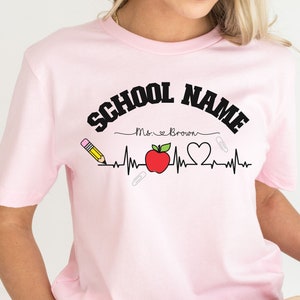 Personalized Teacher, Custom Teacher Shirt, Teacher Shirt, Teacher Appreciation, Gift for Teacher, Teacher Gift, Kindergarten Teacher