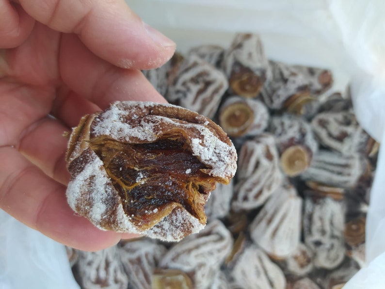 Organic Hoshigaki, Vegan Dried Fruit, Sun Dried Persimmon, Ichida Persimmon, Natural the Apple