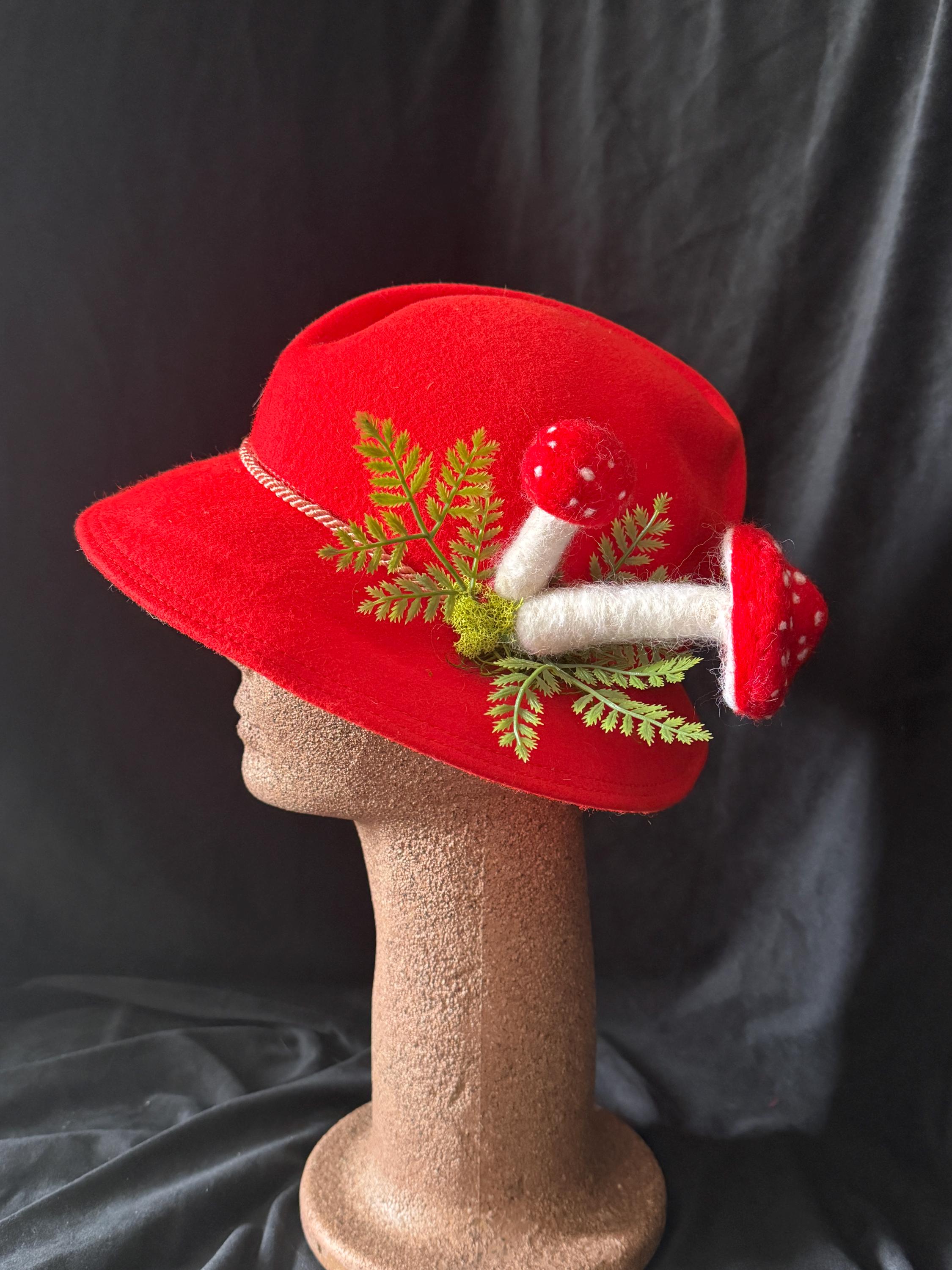 KaleidoSoul one of a kind Fedora Make a statement with this one-of-a-kind, hand-detailed  main image 3