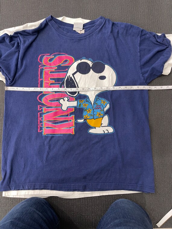 Knott’s snoopy Joe cool vintage tshirt XL 90s - image 5