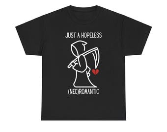 Camiseta Necromante, Camiseta Necromântica Sem Esperança, Presente para Jogador de RPG de Mesa com Humor Negro