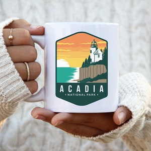 Acadia National Park Mug National Park Gift Maine Coffee Mug Adventure Gift Travel Coffee Cup
