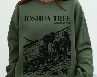 Joshua Tree Sudadera Parque Nacional Crewneck Regalo California Camisa Parque Nacional Sudadera California Regalo Aventura al aire libre Crewneck