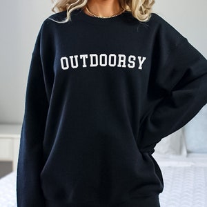 Outdoorsweatshirt Camping Sweatshirt Reizen Crewneck Avontuur Wandelen Sweatshirt Cadeau voor haar Sweatshirts voor vrouwen