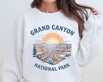Grand Canyon National Park Sweatshirt Outdoor Nature Lover Gift Adventure Travel Clothing Mountain Hiking Arizona Crewneck Travel Gift