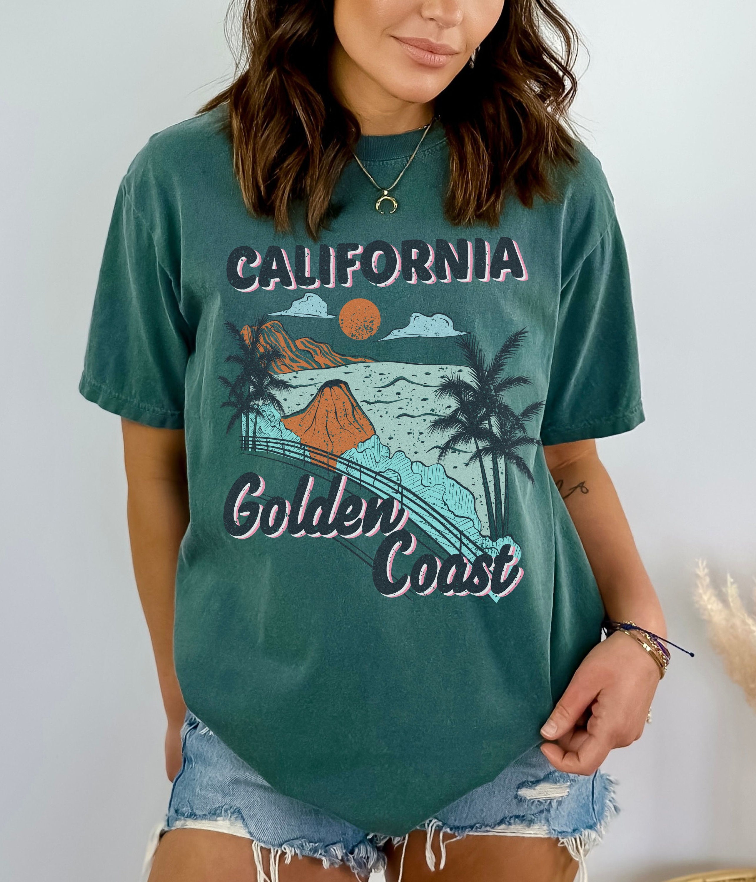 California Graphic Tee Comfort Color Tshirt Vintage