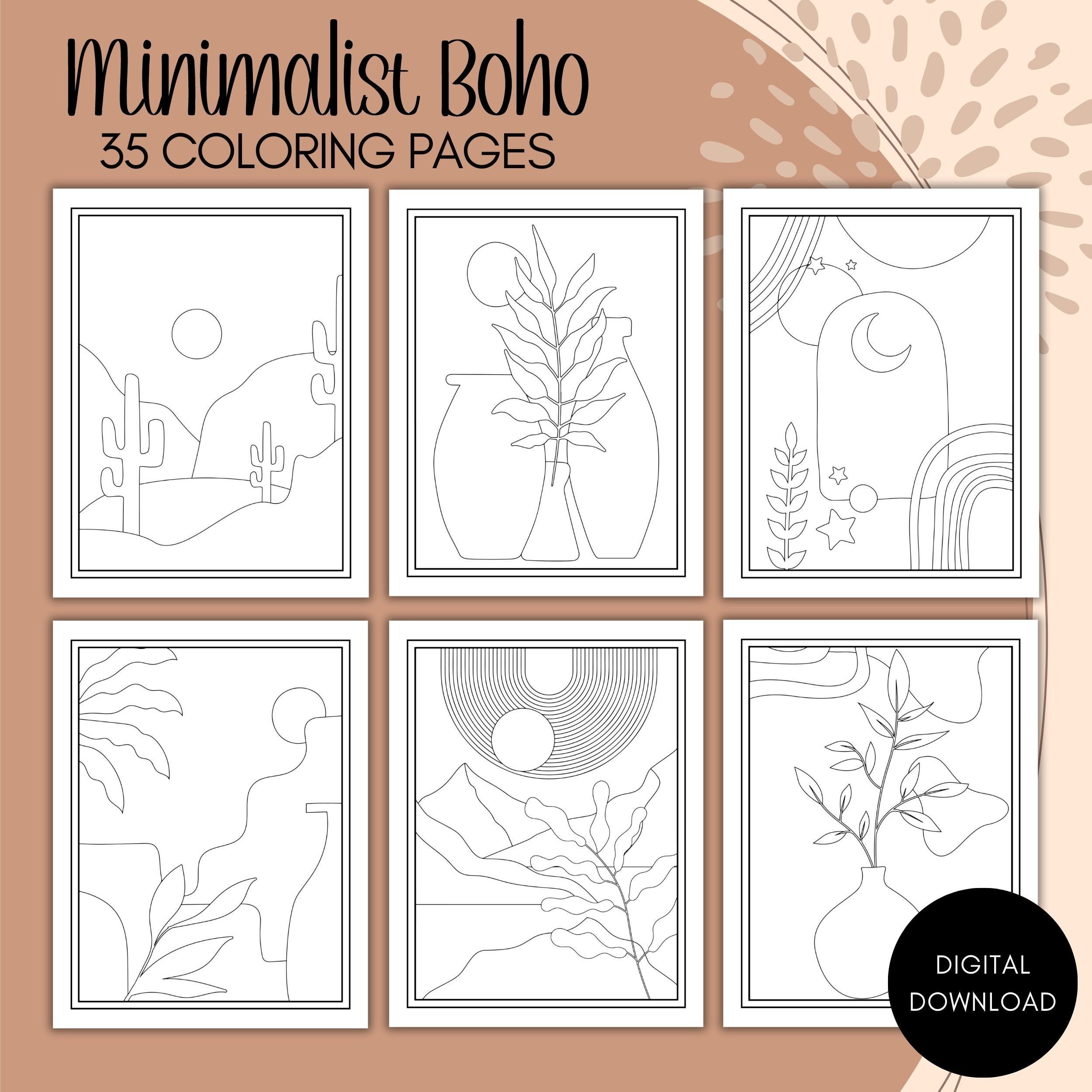 Reverse coloring book printable, DIY activity at home