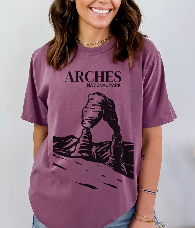 Arches National Park Shirt National Park Gift Utah Shirt Comfort Color Shirt Travel Gift Comfort