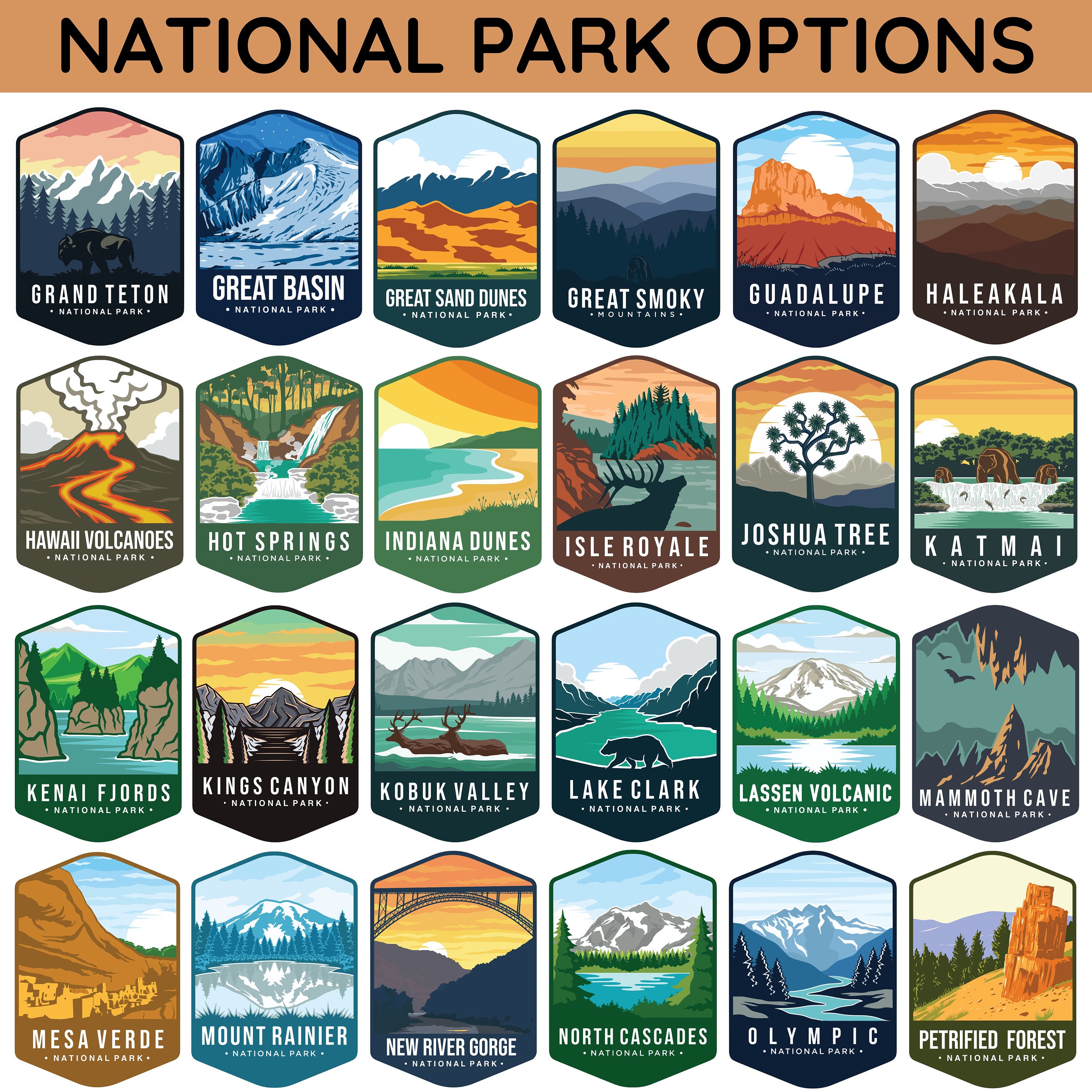 National Park Mug 63 National Parks Coffee Mug National Park