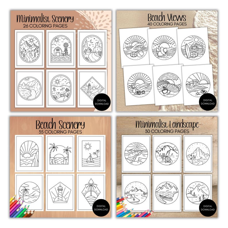 Whole Shop Coloring Bundle Printable Coloring Mega Bundle Coloring Book ...