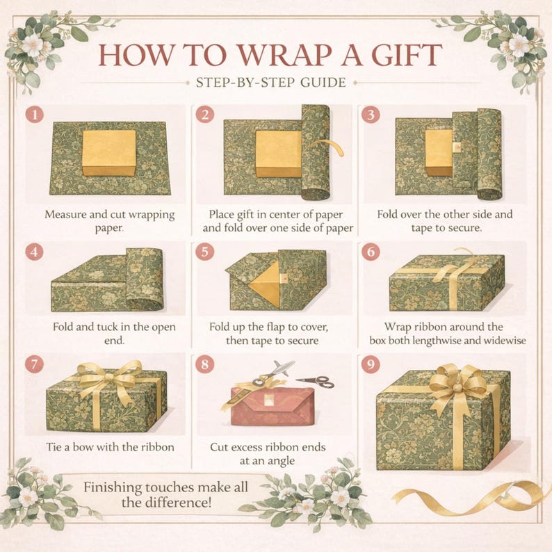 Botanical Wrapping Paper Roll William Morris Dark Floral Luxury Gift Wrap English Garden Wedding Present Heritage Vintage Gift Wrap image 19