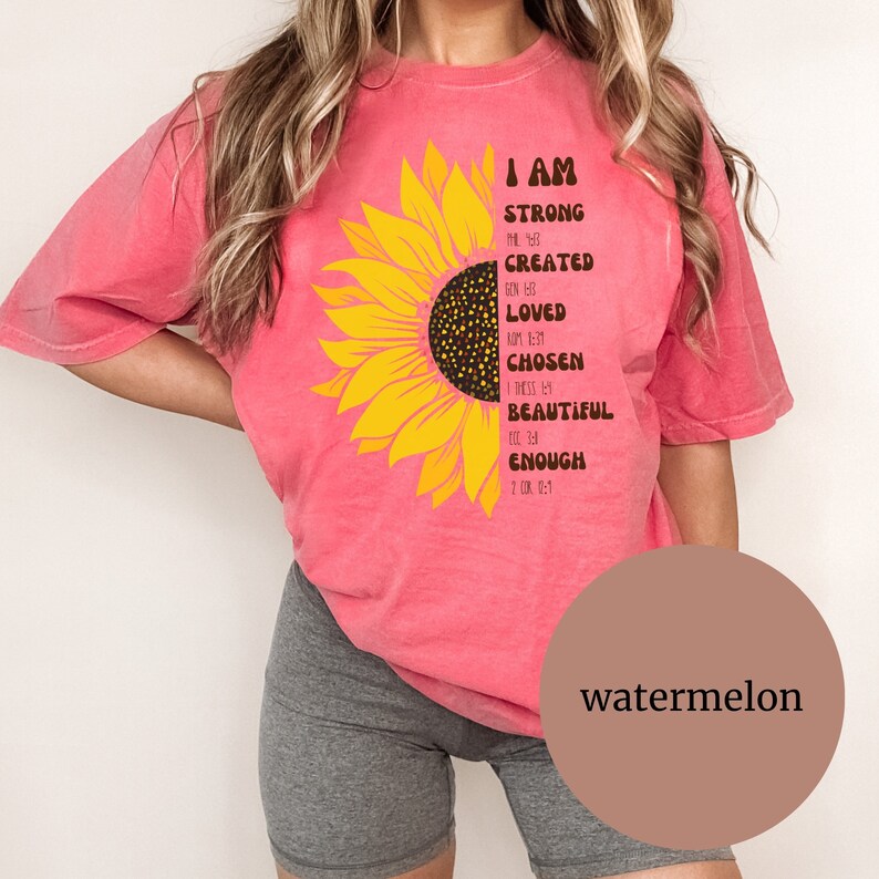 I Am Inspirational Bible Verse Scripture Tee Christian Etsy