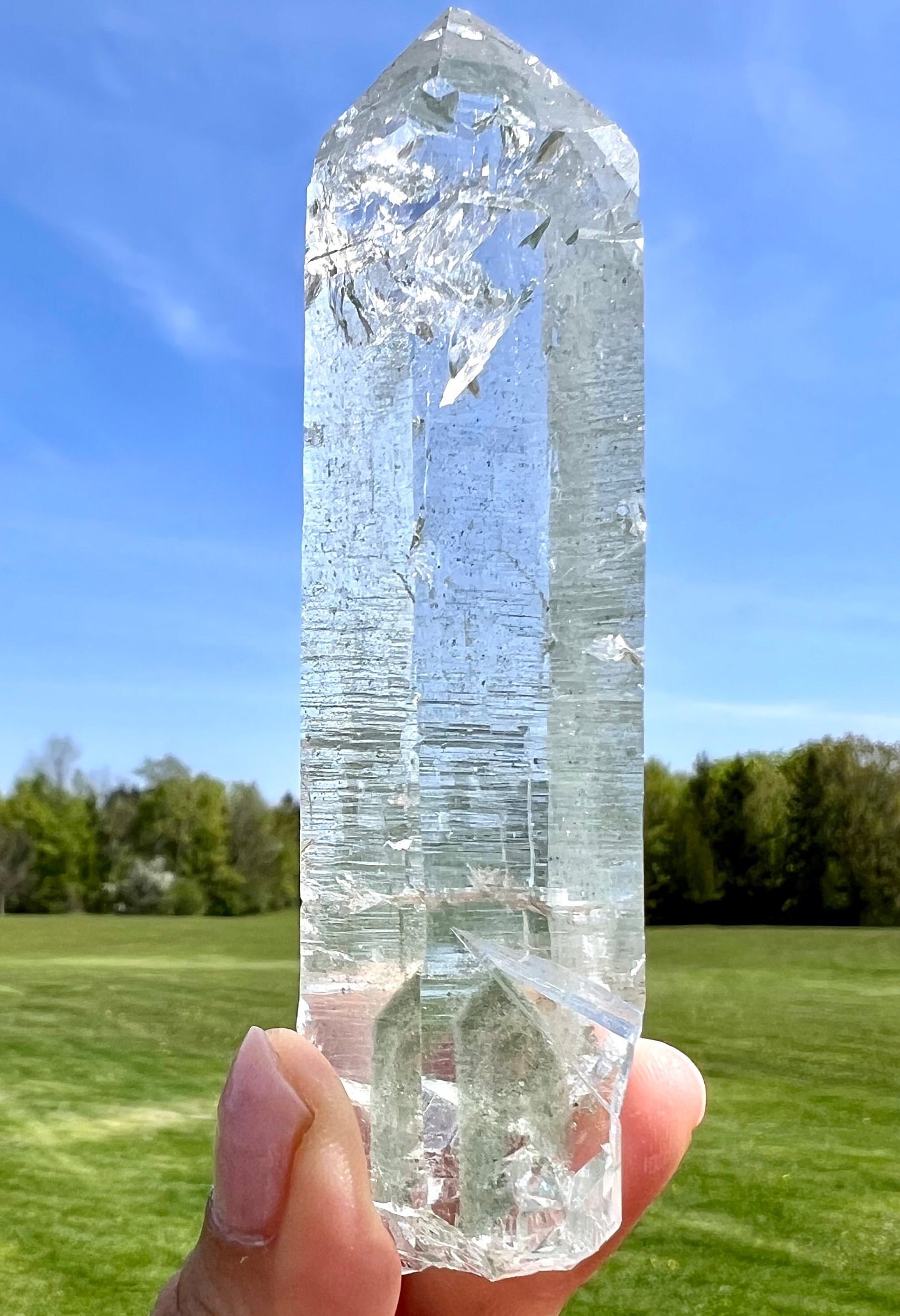 Pyramidal Quartz Phantom Pyramid Quartz, Rare Himalayan Healing Crystal - Etsy