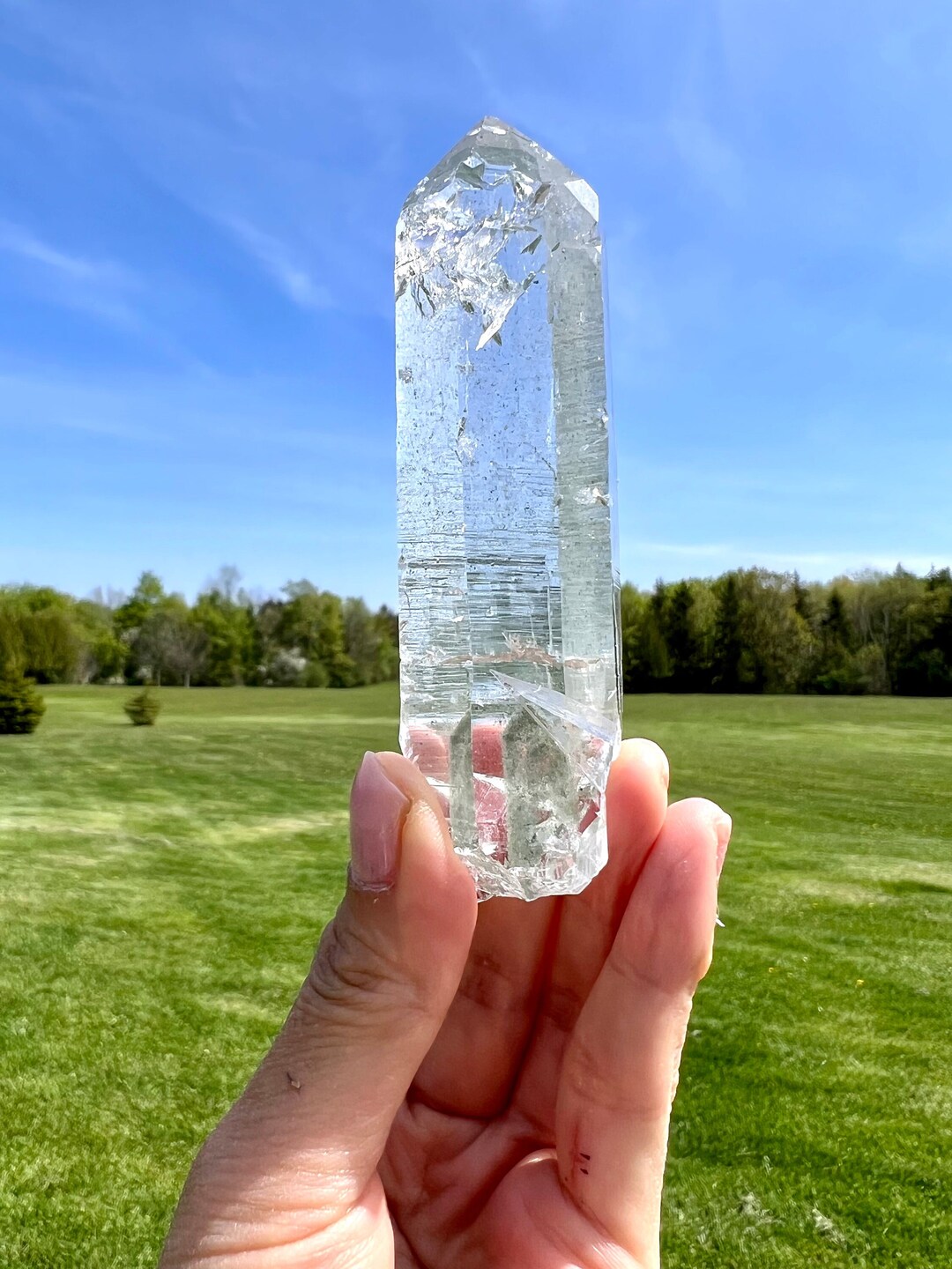 Pyramidal Quartz Phantom Pyramid Quartz, Rare Himalayan Healing Crystal - Etsy