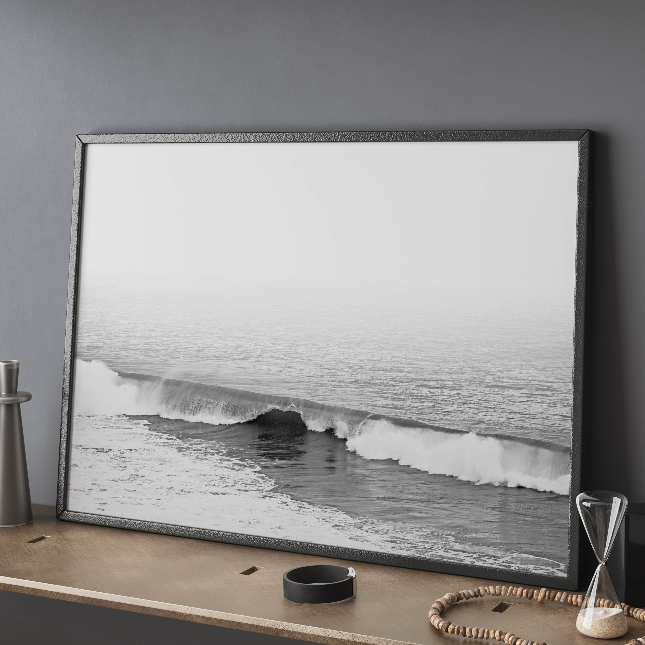 Set of 6 Horizontal Prints, Black and White Prints, Nature Prints