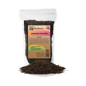 Premium Natural Sphagnum Peat Moss - Gardening Soil Amendment and Carnivorous Plant Soil Media by Gardenera