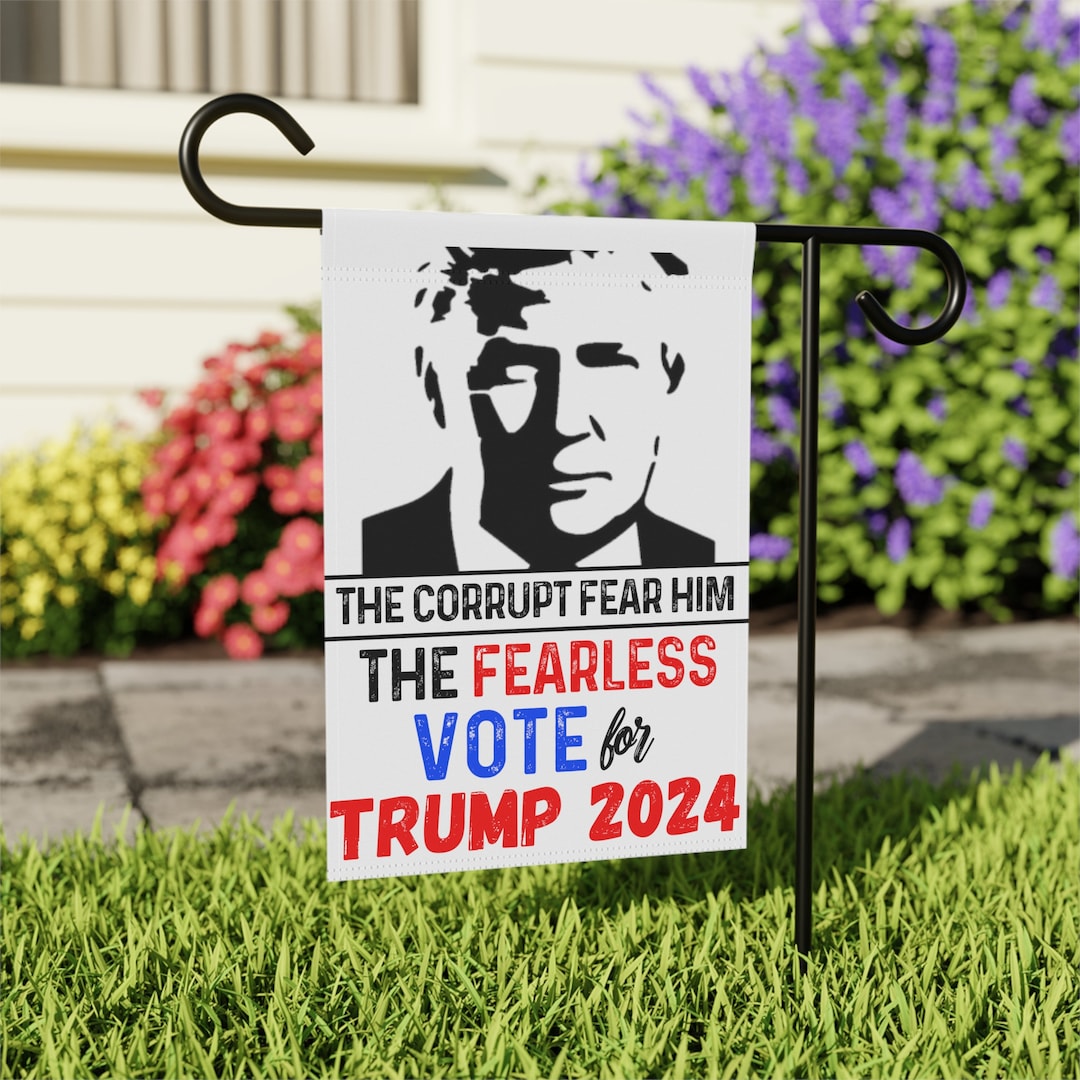 Trump 2024 Flag Trump 2024 Yard Sign Trump Garden & House Etsy