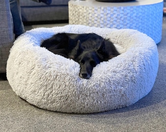 New 2026 Version - Official Brooklyn Calming Dog Bed, Loved by 100k, Double Filling, Dog Beds for Large Dogs, Anti-Anxiety, Machine Washable