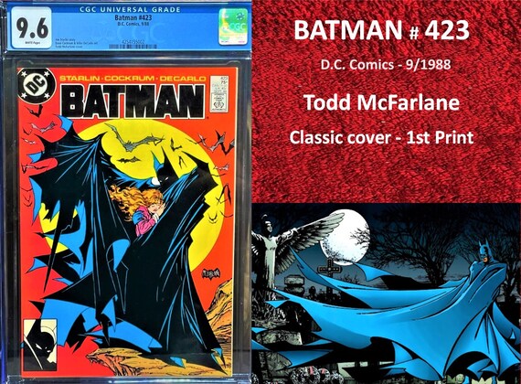 Batman # 423 - CGC 9.6 - White Pages - 9/1988 - 1st Print - D.C.