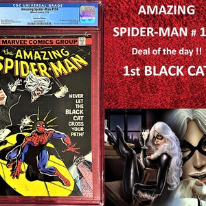 Amazing Spider-man # 194 - 1st appearance of the Black Cat - CGC 9.0 white pages & newsstand edition - 7/1979