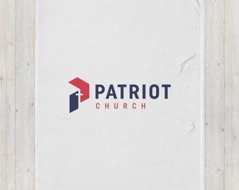 Patriot Church, Soft Throw Blanket