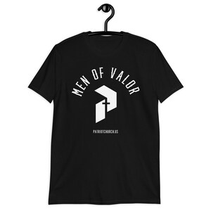 Hombres De Valor, Iglesia Patriota, Manga Corta, Camiseta Unisex