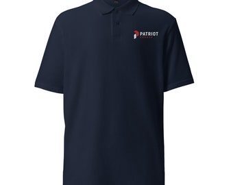 Patriot Church, Navy Blue, Polo Shirt