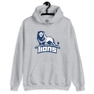 Covenant, Adult, Unisex Hoodie, Sport Grey, White