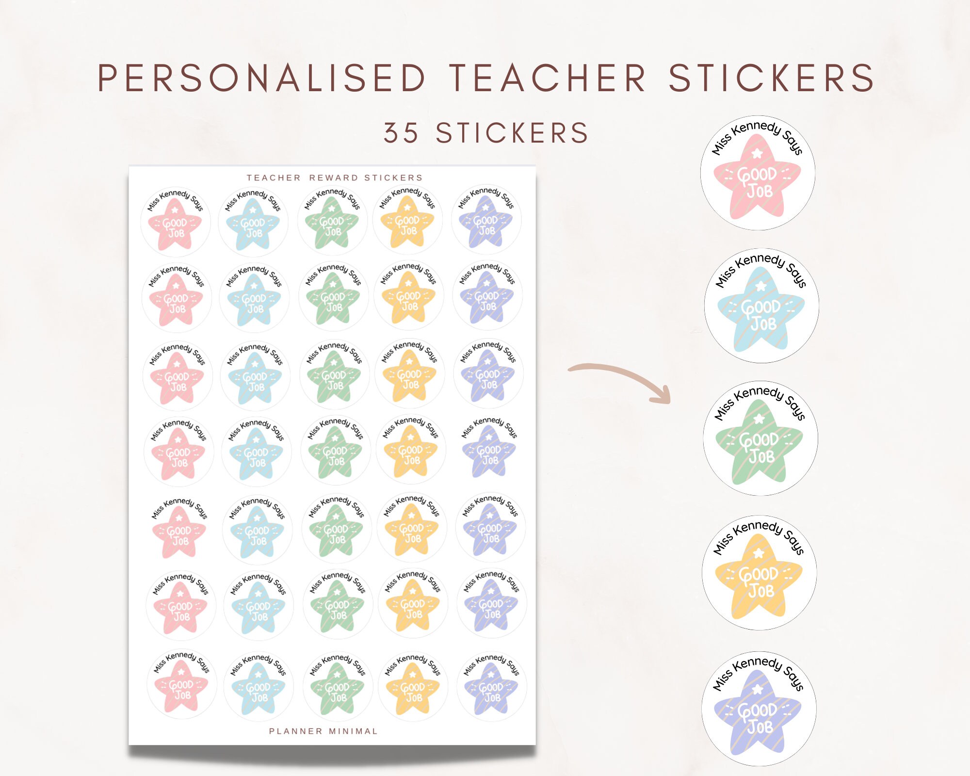 Adulting Reward Stickers for Grown Ups 
