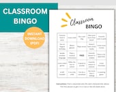 Classroom Bingo Game, Back to School Bingo, Printable Find the Classmate, Icebreaker Game for Groups, Get to Know You Bingo