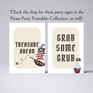 Tattoo Parlour Pirate Party Sign | Size A4 Custom Party Sign | Editable ...