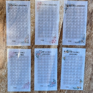 Floral Savings Challenge Set