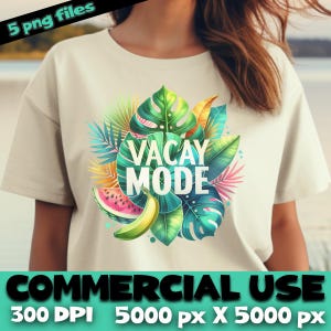 Ensemble PNG de feuilles tropicales - Conception de chemise d'été en mode Vacay - Clipart demi-cercle banane et palmier Monstera - Imprimable bleu sarcelle corail citron vert, vacances