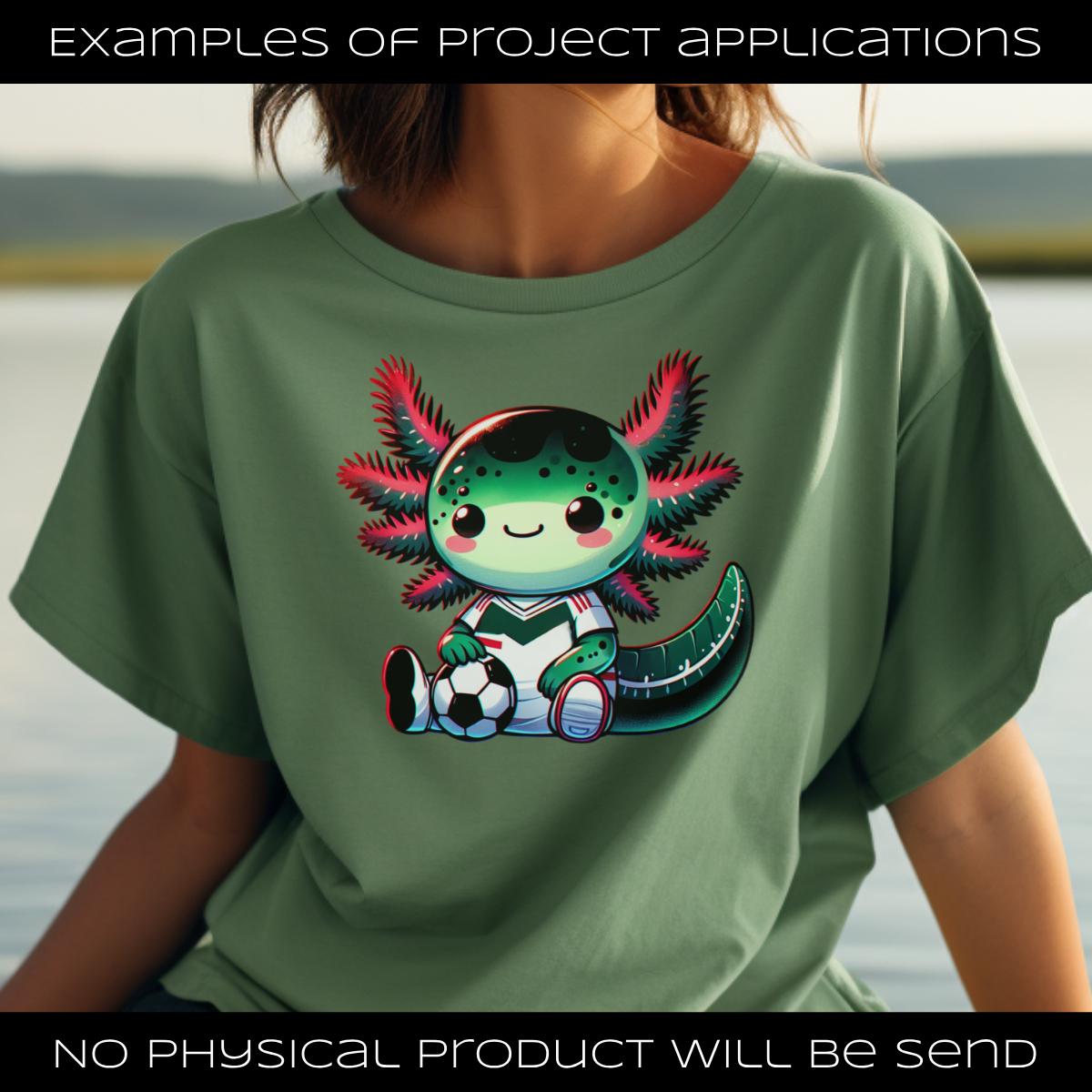 Axolotl Soccer Mexico Team PNG Bundle, FIFA Football Clipart ...