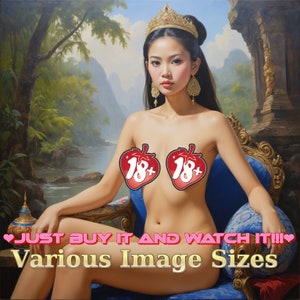 Sexy thai princess, the first woman on earth, thai eve colorful colors-art, print bundle deal, Mug Artwork Template, wallart set-prints