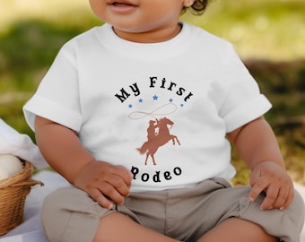 First Rodeo Birthday Shirt, Rodeo Outfit, 1st Birthday Outfit, Rodeo Design Infant Fine Jersey Tee, Rodeo Birthday Boy Shirt, Rodeo Girl Tee