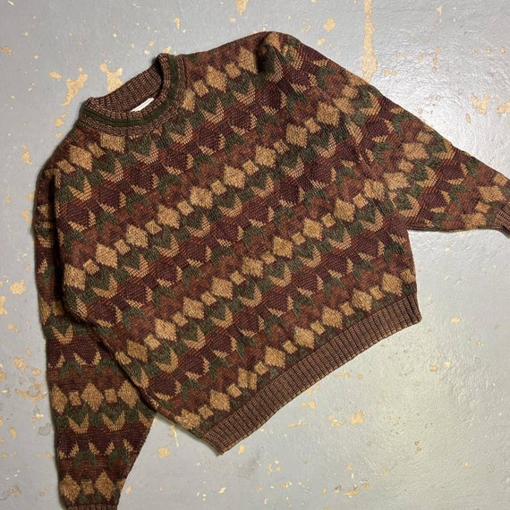 Vintage funky knitted sweater Gem