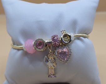 サンタ・ムエルテ チャームブレスレット