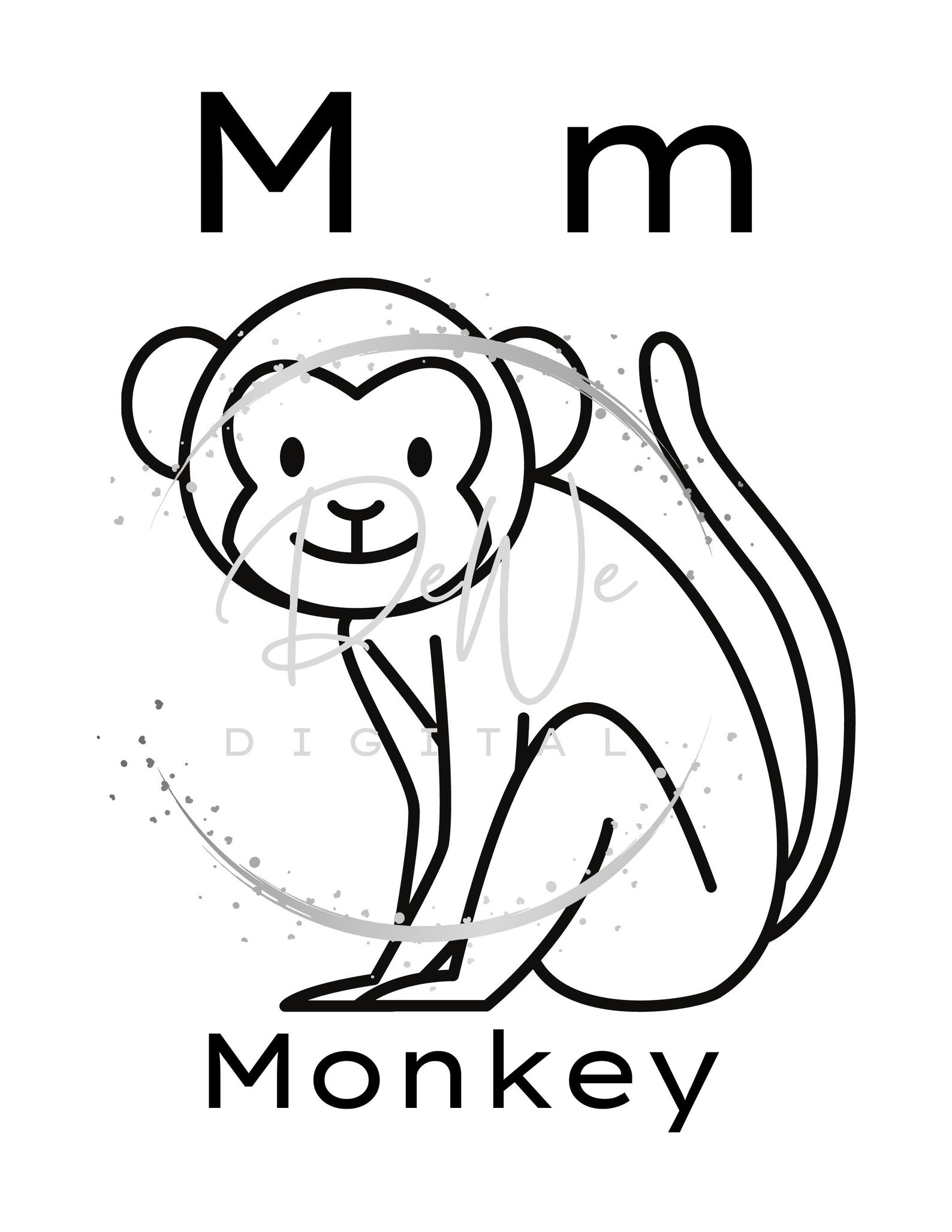 Letter M Worksheets, Alphabet Worksheets, Preschool Worksheets