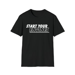 START JE MOTOREN Unisex Softstyle T-shirt, race-T-shirt, racefans
