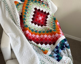 Housse de couette en patchwork