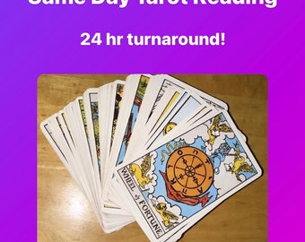 SAME DAY tarot reading